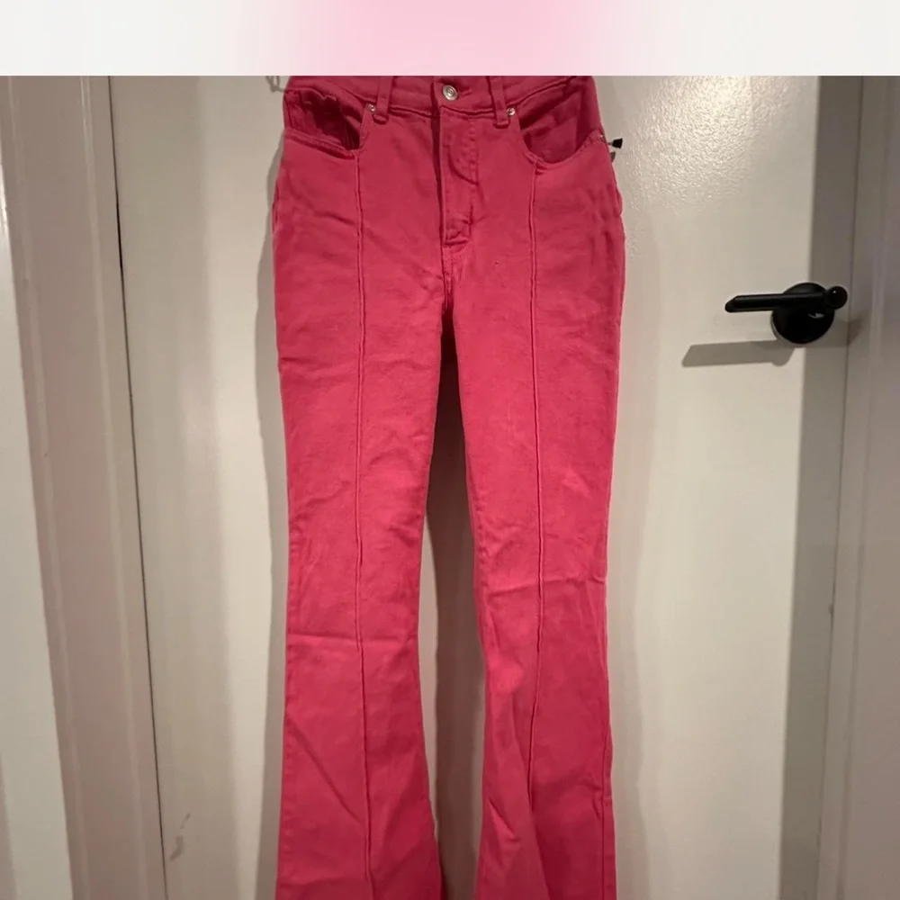 REVICE Hot Pink Denim Pants - Picture 2 of 4